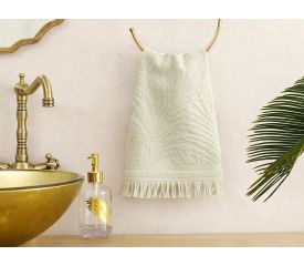 Palm Island Jacquard Hand Towel 30x40 Cm Green