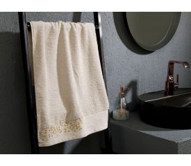 Floral Boho Embroidered Face Towel 50x80 Cm