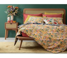 Vivacity Bloom Cottony For One Person Duvet Cover Set Pack 160X220 Cm Yellow