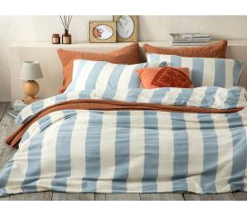 Coastal Side Part Washing For One Person Duvet Cover Set 160X220 Cm Blue
