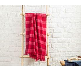 Stripe New Stripe Beach Towel 70x140 Cm Fuchsia
