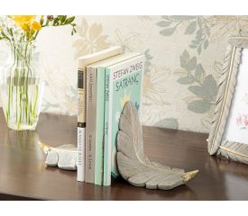 Pureness Bookend 25X10.5X13 Cm Gold Beige