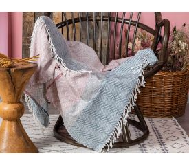 Urban Folk Chair Shawl 120x160 Cm Pink