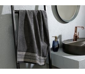 Banded Jacquard Face Towel 50x80 Cm