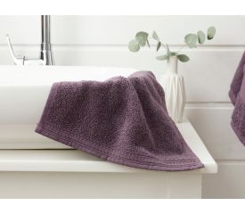 Pure Basic Hand Towel 30x30 Cm Dark Violet