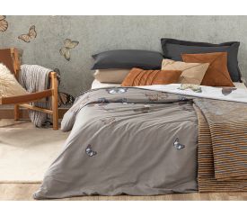 Papilions Cottony Extra King Duvet Cover Brown