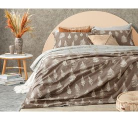 Cottony For One Person Duvet Cover Set Pack 160x220 Cm Brown