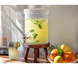 Puget Glass Beverage Holder Transparent